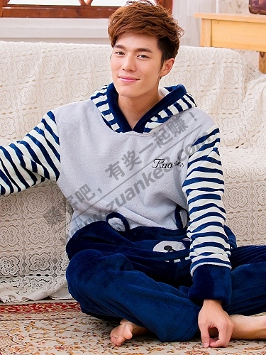 包邮 男款珊瑚绒<em>睡衣</em> <em>尺码</em>只有<em>L号</em> - 果果换物 