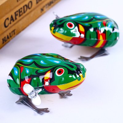 80后玩具铁皮青蛙经典怀旧玩具