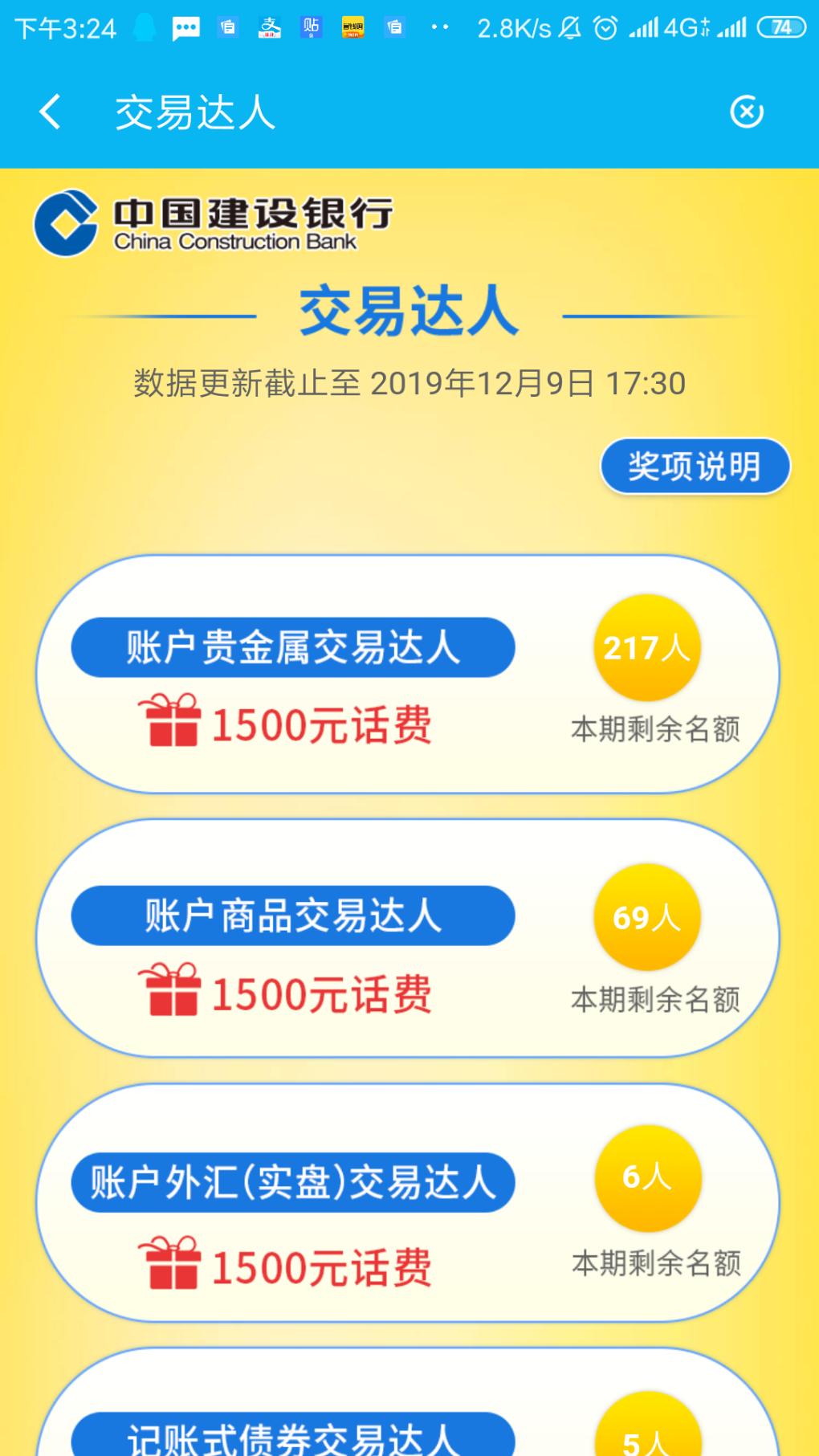 建行贵金属交易100W免手续费-直升5星+-惠小助(52huixz.com)