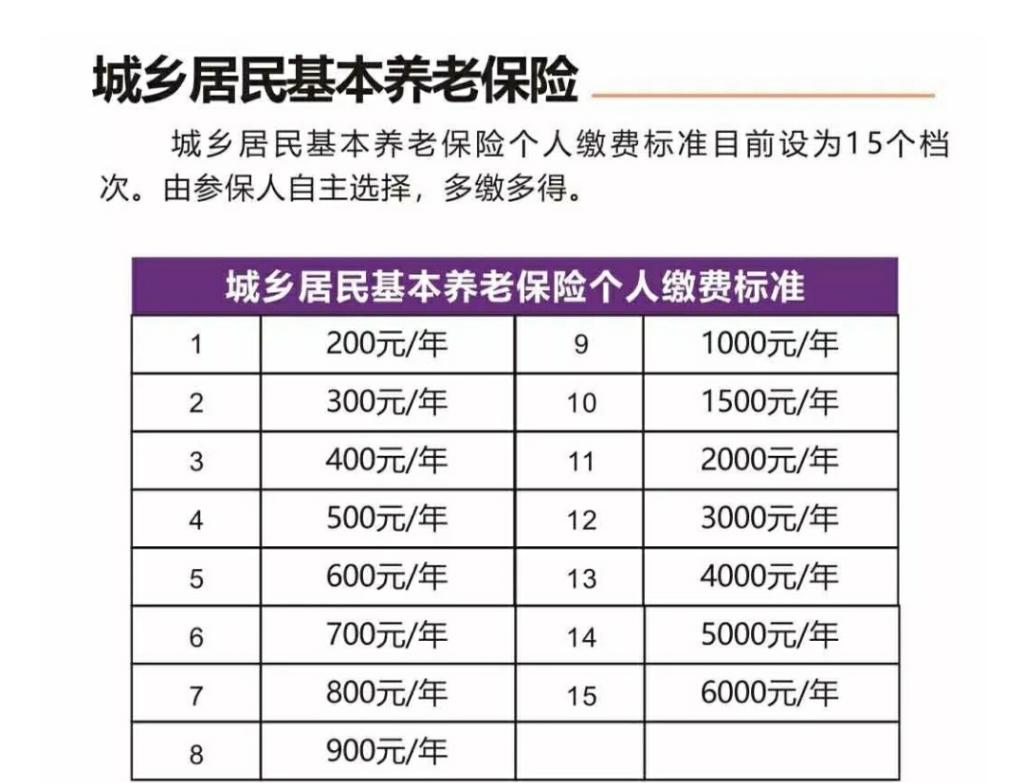 那位知道 交城乡基本养老 各档 到时候得多少钱每月 没交过-惠小助(52huixz.com)