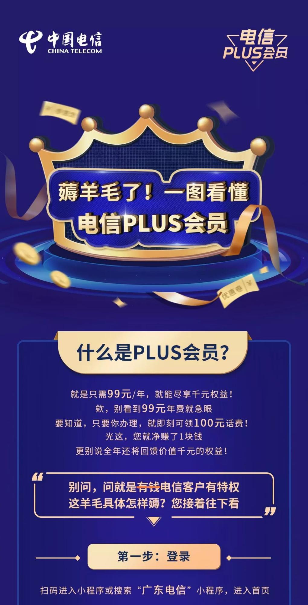 零买电信plus 会员-惠小助(52huixz.com)