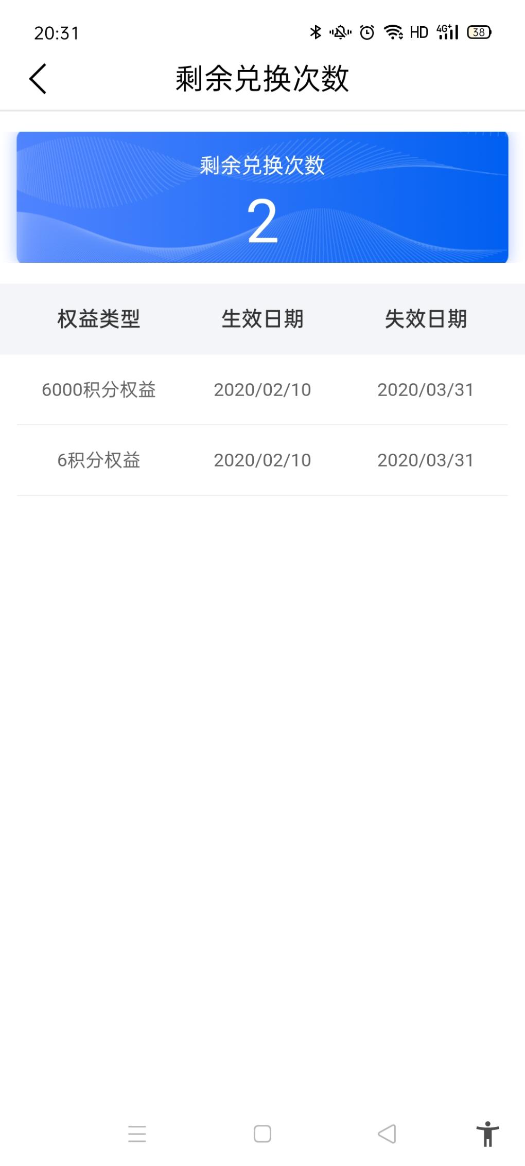 提醒下中信6积分次数刷新了-惠小助(52huixz.com)