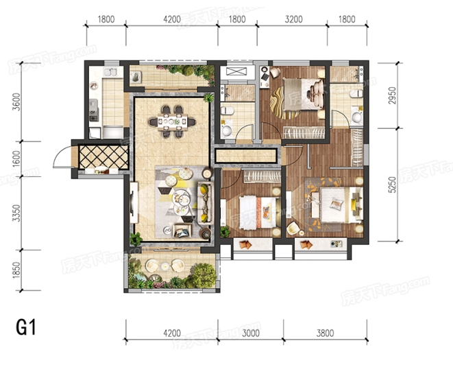 也来晒晒户型图-惠小助(52huixz.com)