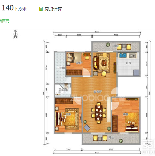 晒个户型-惠小助(52huixz.com)