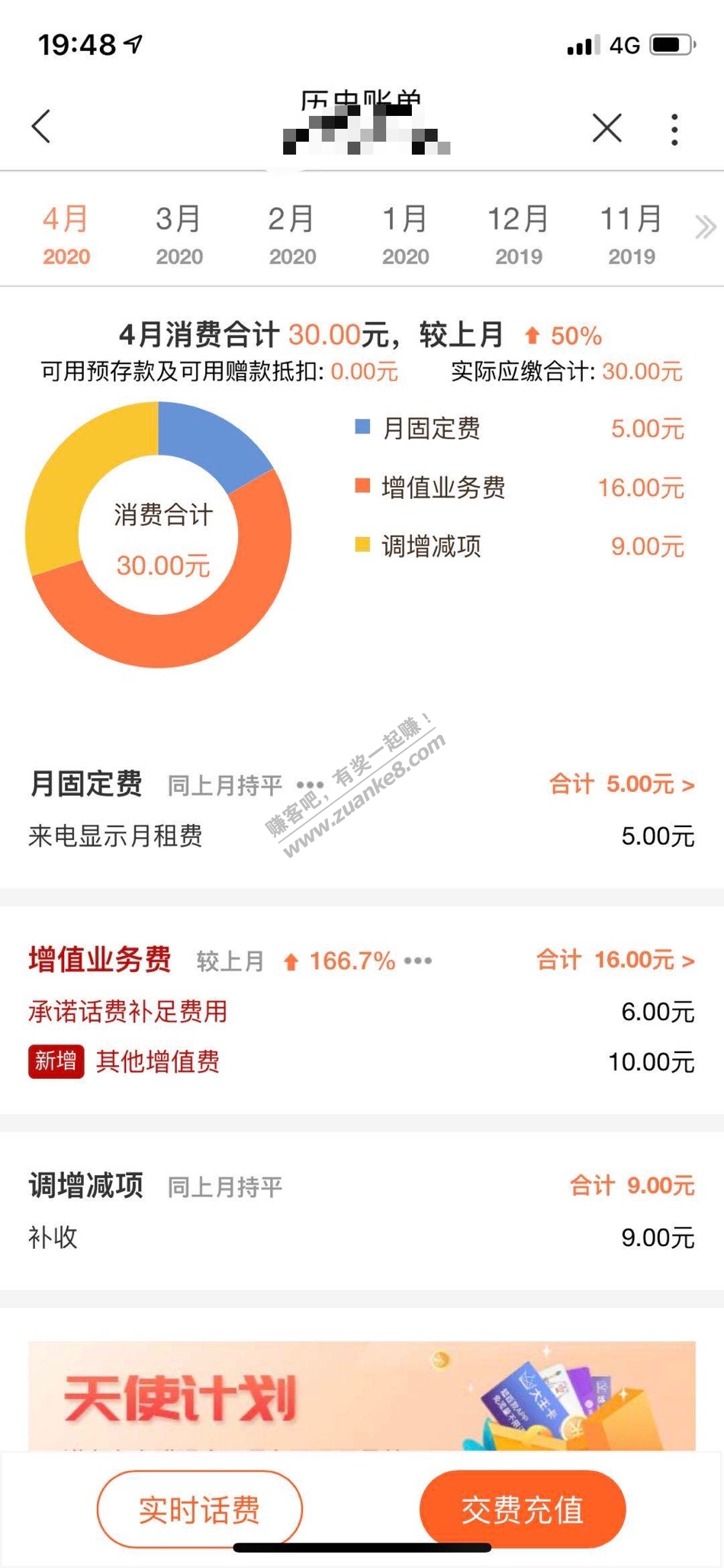 老人家手机号被联通收取了好多增值费-惠小助(52huixz.com)