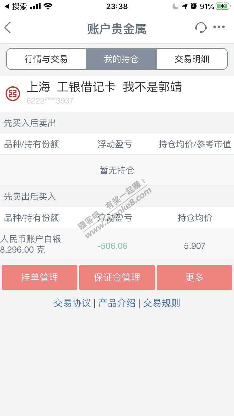 妈蛋-5.9买的白银-已经亏了500多了。-惠小助(52huixz.com)