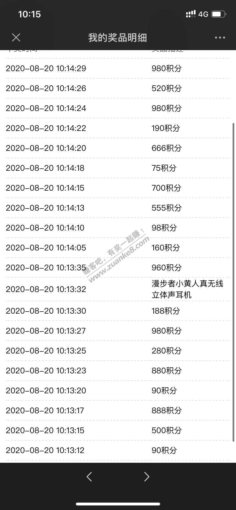 浦发积分抽中了-惠小助(52huixz.com)