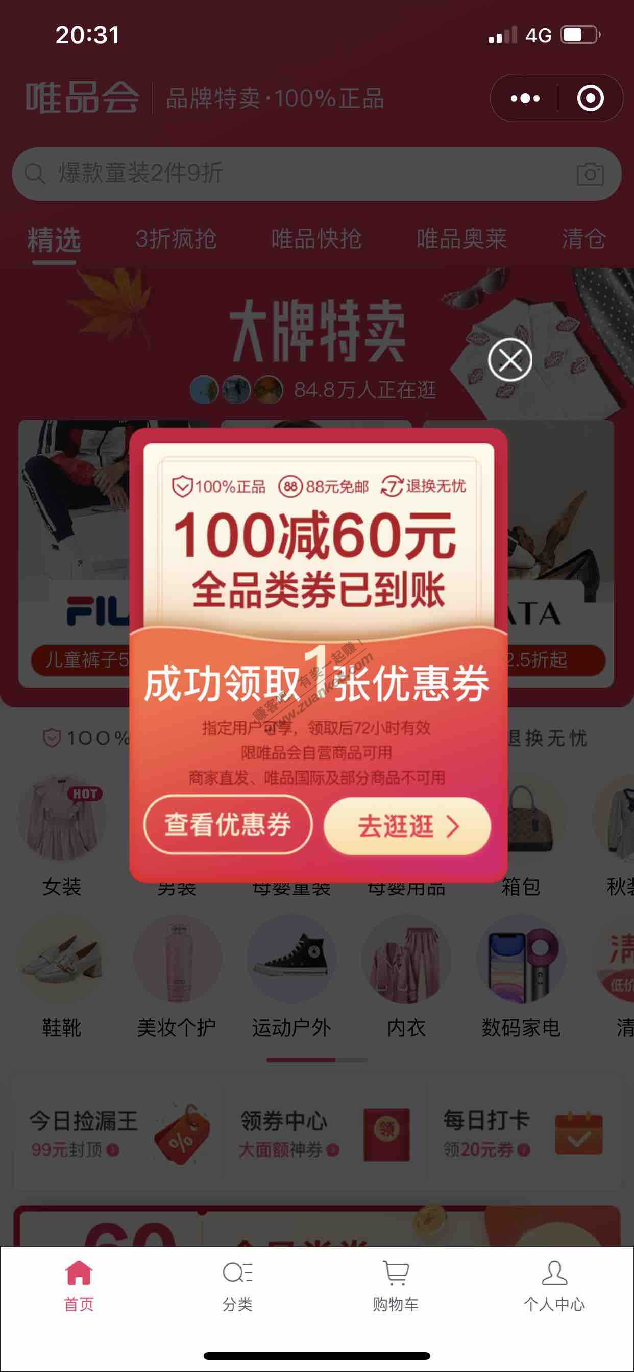 唯品会100-60-惠小助(52huixz.com)