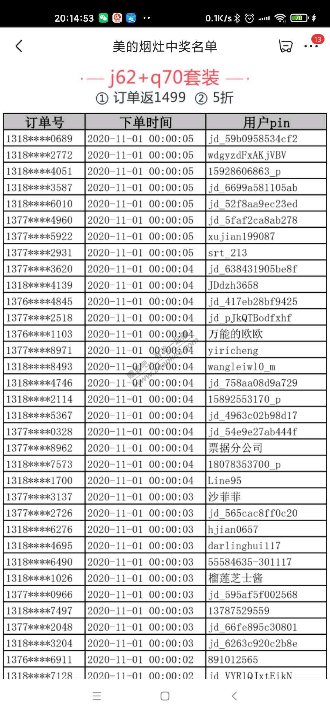 运气太差了  半价没中-惠小助(52huixz.com)