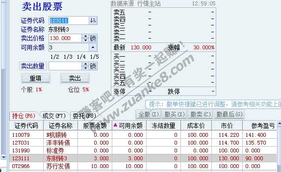 错失东财转债300大毛 哎~~~-惠小助(52huixz.com)