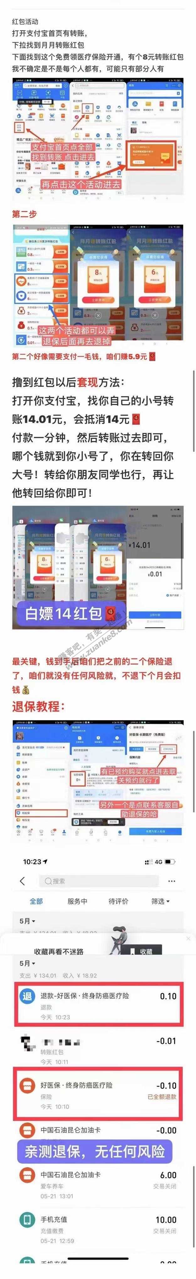 支付宝14红包(转发)-惠小助(52huixz.com)