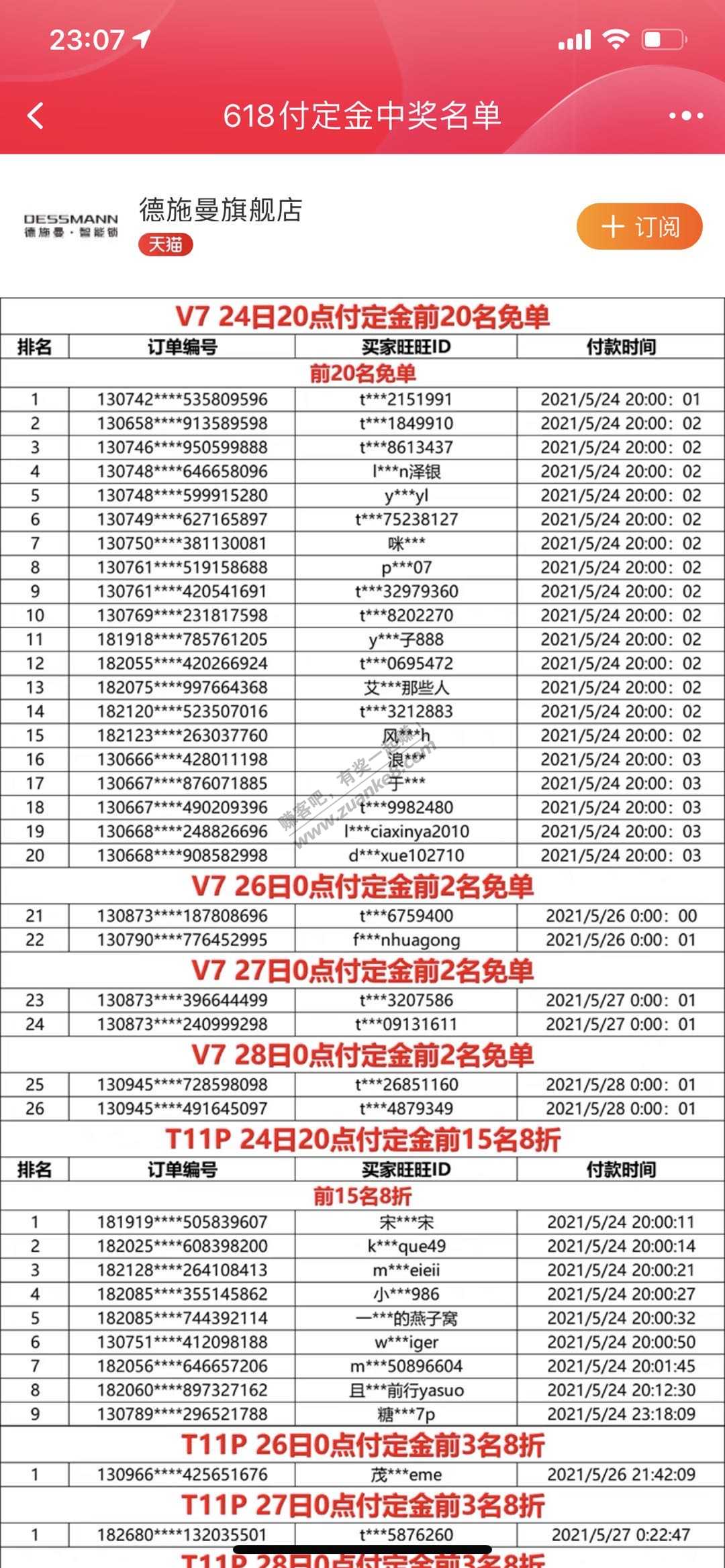 德施曼指纹锁老铁们抢到过免单嘛-惠小助(52huixz.com)