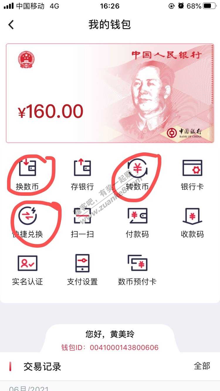 数字人民币大毛-惠小助(52huixz.com)