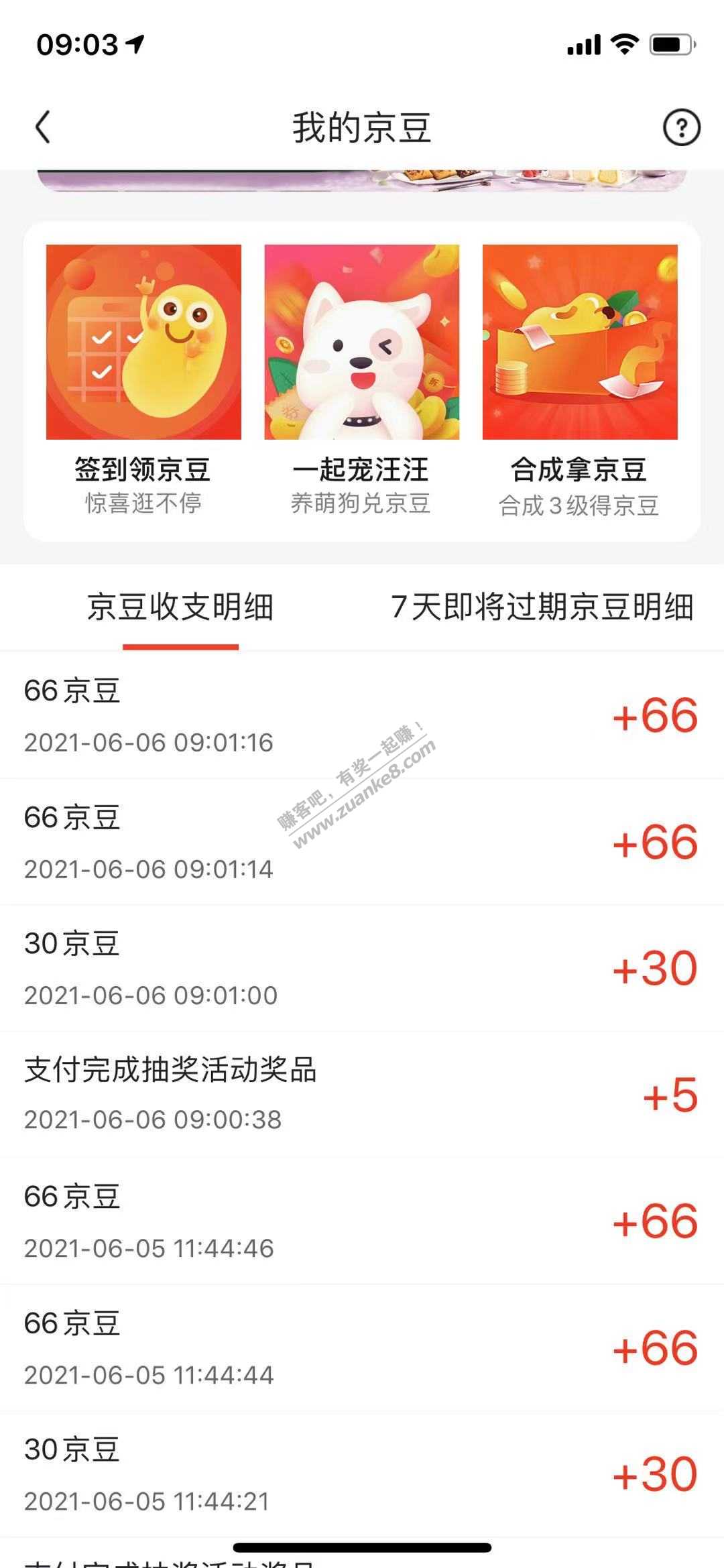 京东首页下拉 领30+66+66金豆别忘了-惠小助(52huixz.com)