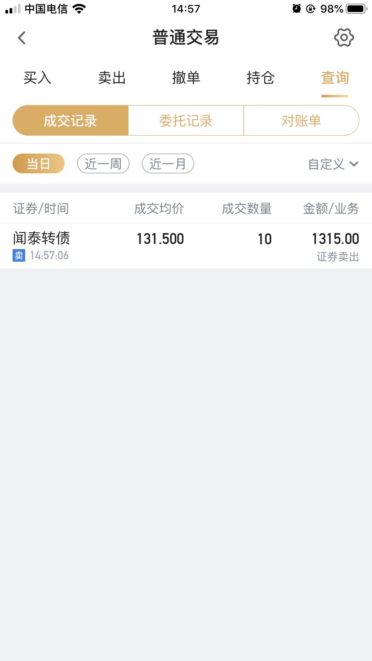 闻泰可转债131.5出手了-落袋为安-惠小助(52huixz.com)